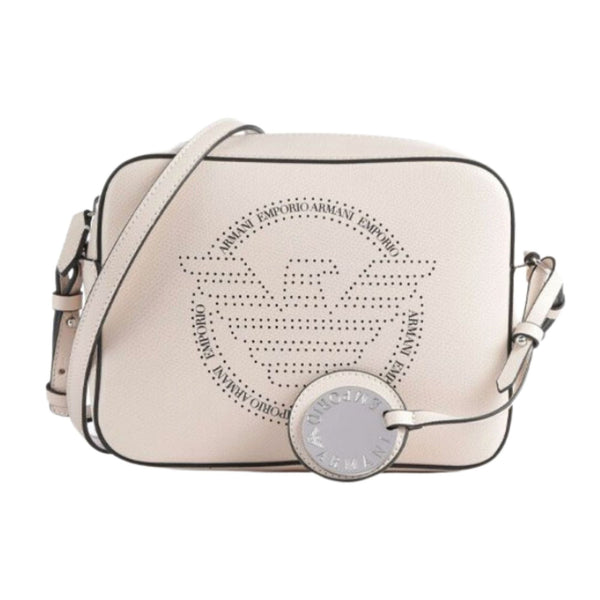 Borsa Donna a tracolla con logo Beige Emporio Armani- Francavilla Moda